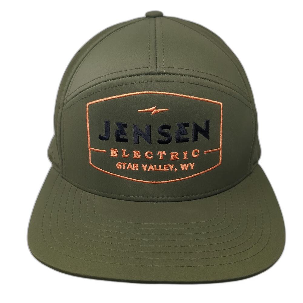 Richardson Trucker Hat Green One Size Jensen Electric Perforated Snapback